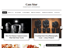 Tablet Screenshot of camstur.com